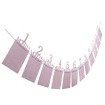 Photos banner, for babies, from 1 to 12 months, pink color